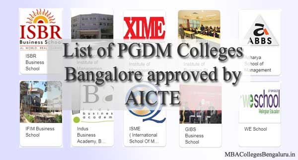 PGDM Colleges Bangalore